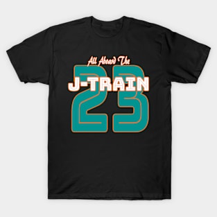 All Aboard the Ajayi J-Train Tshirt Miami Fans T-Shirt